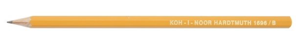 Карандаш чернографитный Koh-I-Noor 1696 твердость грифеля М, корпус желтый, с декоративным наконечником Карандаш чернографитный Koh-I-Noor 1696 твердость грифеля М, корпус желтый, с декоративным наконечником