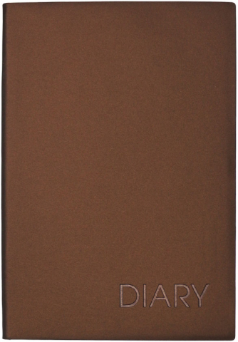 Ежедневник недатированный Radiant (А5), 145*210 мм, 152 л., коричневый