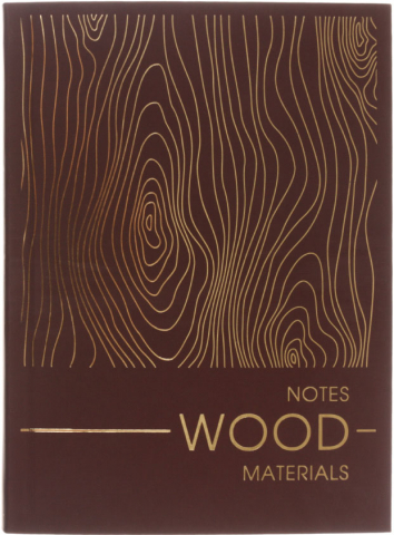 Книжка записная Materials, 110*150 мм, 80 л., точки, Wood