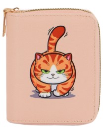 Кошелек из искусственной кожи «07-01-01» 8,5×2,5×10,5 см, оранжевый