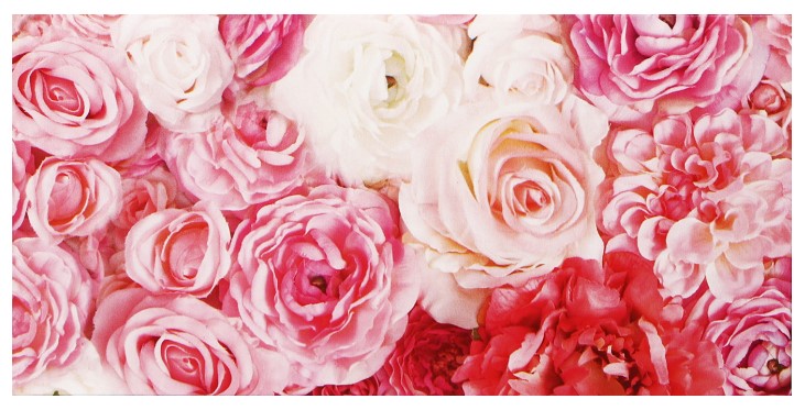 Открытка-конверт поздравительная для денег Sima-Land «Розы», 16,5×8 см