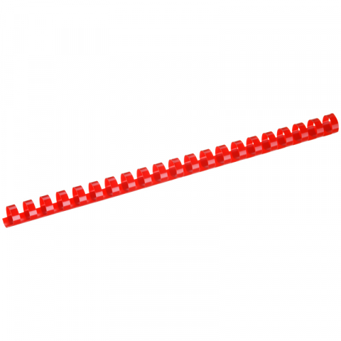 Пружина пластиковая OfficeSpace (16) 16 мм, красная