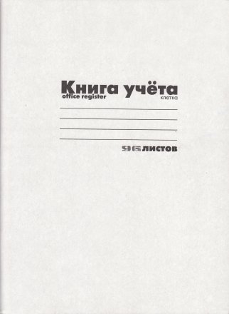 Книга учета «Альт», 210*297 мм, 96 л., клетка 