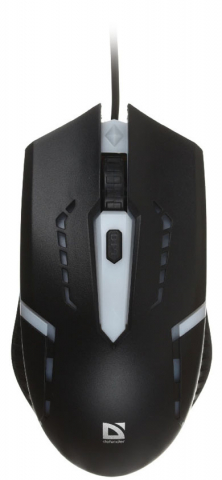 Мышь компьютерная Defender Flash MB-600L, USB, проводная, черная