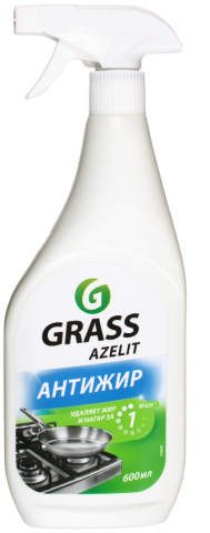 Средство чистящее для кухни Grass Azelit, 600 мл, с распылителем ,«Анти-жир» Средство чистящее для кухни Grass Azelit, 600 мл, с распылителем ,«Анти-жир»