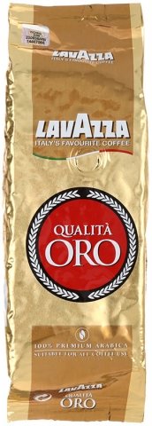 Кофе натуральный в зернах Lavazza Qualita Oro, 250 г, среднеобжаренный
