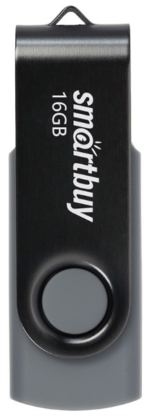 Флеш-накопитель SmartBuy Twist (2.0), 16 Gb, корпус черный