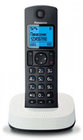 Телефон KX-TGC310RU Panasonic беспроводной, RU2, черный с белым