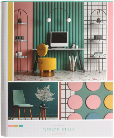 Тетрадь общая А5, 120 л. на кольцах ArtSpace «Офис», 170*215 мм, клетка, Office Style Тетрадь общая А5, 120 л. на кольцах ArtSpace «Офис», 170*215 мм, клетка, Office Style