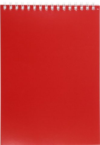 Блокнот на гребне «Корпоратив», 147*202 мм, 40 л., клетка, красный