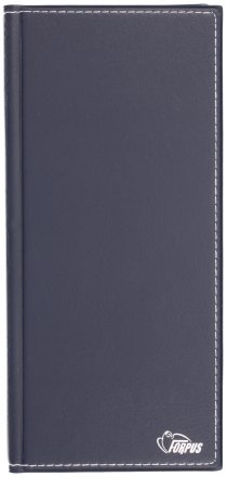 Визитница Forpus, 115*254 мм, 4 кармана, 14 листов, темно-синяя