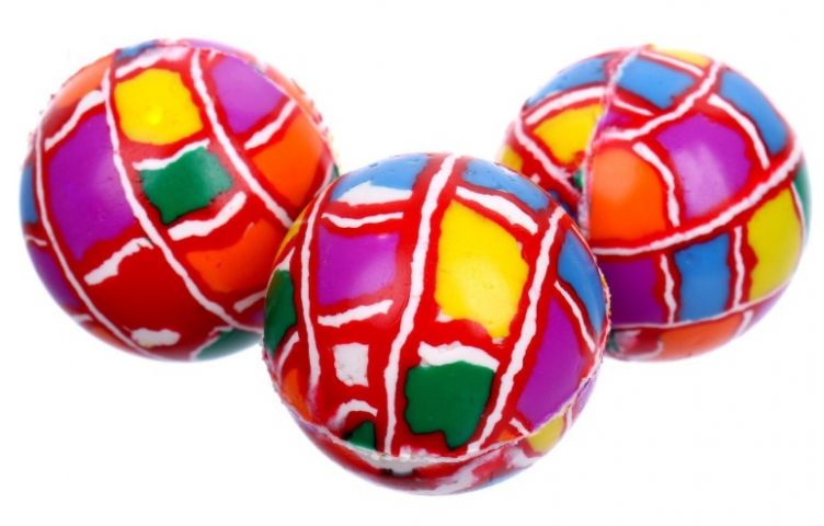 Мяч каучуковый Sima-Land диаметр 3,2 см, «Хочу играть», ассорти Мяч каучуковый Sima-Land диаметр 3,2 см, «Хочу играть», ассорти