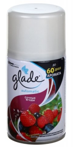 Сменный баллон к освежителю воздуха Glade Automatic, 269 мл, «Сочные ягоды»