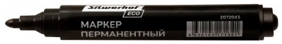 Маркер перманентный Silwerhof Eco, черный Маркер перманентный Silwerhof Eco, черный