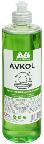 Средство для мытья посуды Avkol, 500 мл