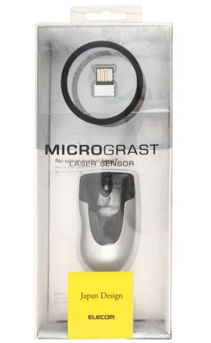 Мышь компьютерная Elecom Wireless, беспроводная, черно-серая