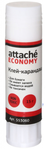 Клей-карандаш Attache Economy, 15 г 