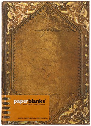 Книжка записная Paperblanks Romantic Sensibility, 130*180 мм, 80 л., линия, «Лето и чувствительность»