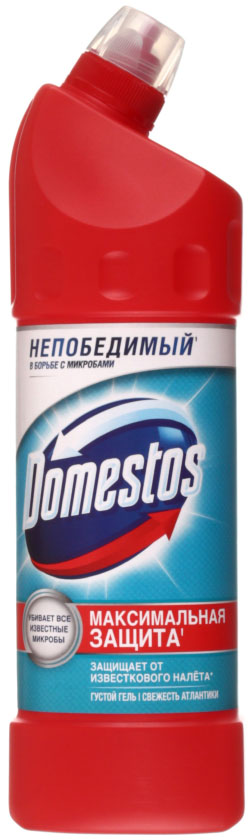 Средство для мытья сантехники Domestos , 1000 мл, «Свежесть Атлантики» Средство для мытья сантехники Domestos , 1000 мл, «Свежесть Атлантики»