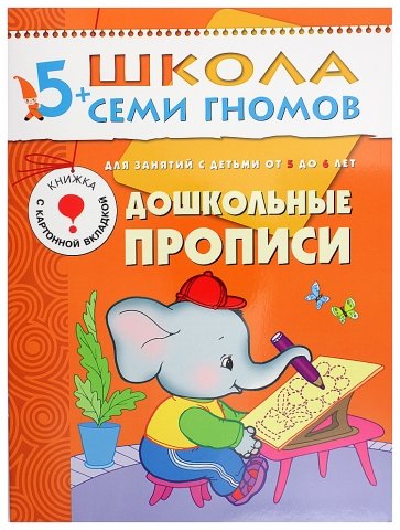 Книжка развивающая «Шестой год обучения», 215*290 мм, «Дошкольные прописи»
