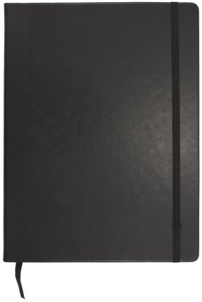 Ежедневник недатированный Agenda New Nature, 192*255 мм, 96 л., черный