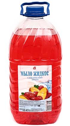 Мыло жидкое «Фруктовое» с антибактериальным эффектом, 4800 мл, ассорти