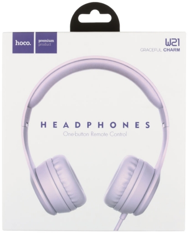 Наушники Hoco W21, фиолетовые W21