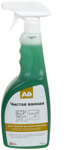 Средство чистящее «Чистая ванная», 750 мл, ассорти Средство чистящее «Чистая ванная», 750 мл, ассорти