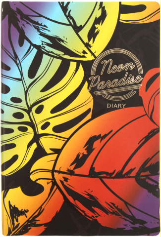 Ежедневник недатированный Berlingo Neon Paradise, 140*210 мм, 136 л. Ежедневник недатированный Berlingo Neon Paradise, 140*210 мм, 136 л.