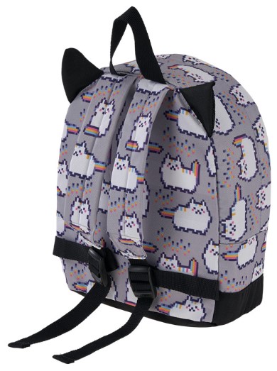Рюкзак ErichKrause EasyLine Mini Animals, 22*25*11 см, 6 л, Pixel Cat