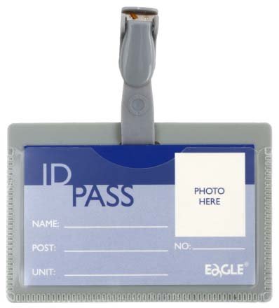 Бейдж с клипом Eagle, 90*54 мм Бейдж с клипом Eagle, 90*54 мм