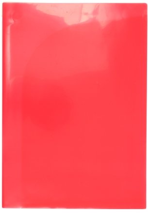 Папка-уголок пластиковая с 2 отделениями inФормат А4+, толщина пластика 0,15 мм, прозрачная красная