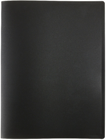 Папка пластиковая на 60 файлов Staff Manager, толщина пластика 0,5 мм, черная