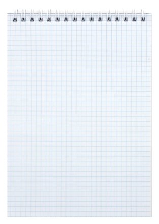 Блокнот на гребне Sponsor, 100*150 мм, 40 л., клетка, черный