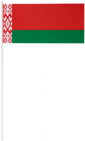 Флажок Республики Беларусь «Типография «Победа» 21×10 см