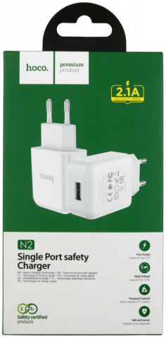 Зарядное устройство Hoco N2 Vigour Charger, белое