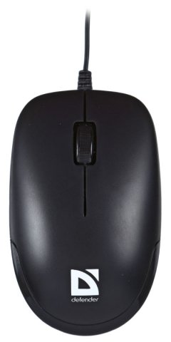 Мышь компьютерная Defender Datum MM-010, USB, проводная, черная