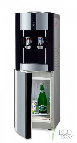 Кулер Ecotronic V21-LF (со шкафчиком), серебристо-черный Кулер Ecotronic V21-LF (со шкафчиком), серебристо-черный