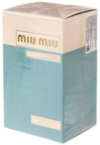 Вода туалетная Miu Miu L'Eau Rosee, 50 мл