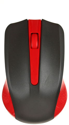 Мышь компьютерная Sh. SH419, беспроводная, черно-красная