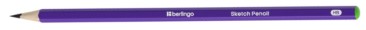 Карандаш чернографитный Berlingo Sketch Pencil твердость грифеля ТМ, без ластика, корпус фиолетовый