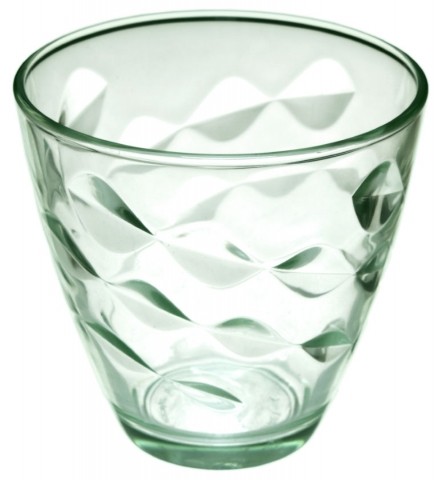 Стакан стеклянный «Флора», 260 мл, 85*85 мм, светло-зеленый