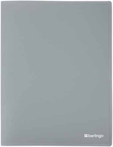 Папка пластиковая с боковым зажимом и карманом Berlingo Soft Touch, толщина пластика 0,7 мм, серая Папка пластиковая с боковым зажимом и карманом Berlingo Soft Touch, толщина пластика 0,7 мм, серая