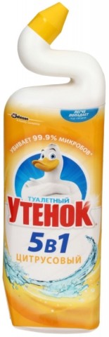 Средство чистящее для унитазов «Туалетный утенок», 900 мл, «Цитрус»