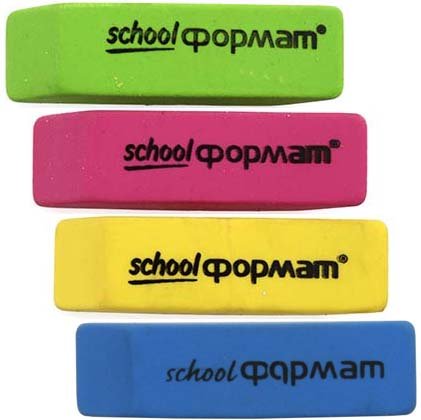Ластик SchoolFormat Splash, 15*55 мм, ассорти (цена за 1 шт.) Ластик SchoolFormat Splash, 15*55 мм, ассорти (цена за 1 шт.)