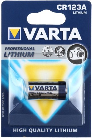 Батарейка литиевая Varta Lithium, CR123A, 3V