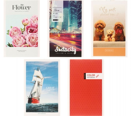 Блокнот на скобе ARTspace 90×140 мм, 24 л, клетка, «Микс. Ассорти» Блокнот на скобе ARTspace 90×140 мм, 24 л, клетка, «Микс. Ассорти»