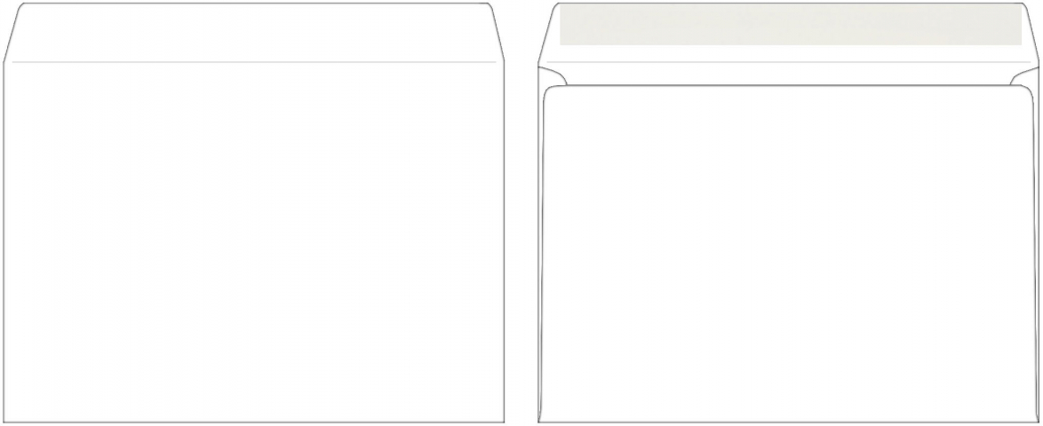 Конверт почтовый 229×324 мм (С4) OfficeSpace силикон, чистый Конверт почтовый 229×324 мм (С4) OfficeSpace силикон, чистый