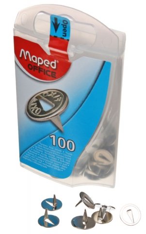Кнопки Maped , диаметр 10 мм, 100 шт. 