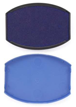 Подушка штемпельная сменная Trodat для штампов, 6/44055 овал, синяя 